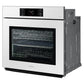 Samsung NV51CB700S12AA Bespoke 30" White Glass Single Wall Oven with AI Pro Cooking™ Camera