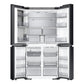 Samsung RF23DB9900QD Bespoke Counter Depth 4-Door Flex™ Refrigerator (23 cu. ft.) with AI Family Hub™+ and AI Vision Inside™ in Stainless Steel
