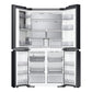 Samsung RF23DB960012 Bespoke Counter Depth 4-Door Flex™ Refrigerator (23 cu. ft.) with Beverage Center™ in White Glass - (with Customizable Door Panel Colors)