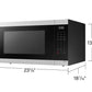 Samsung MS19DG8500SR 1.9 cu. ft. Countertop Microwave with Sensor Cooking in Stainless Steel