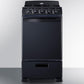 Summit RG201B 20" Wide Gas Range
