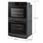 Samsung NV51CG600DMTAA 30" Double Wall Oven with Steam Cook in Matte Black Steel