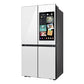 Samsung RF29DB990012 Bespoke 4-Door Flex™ Refrigerator (29 cu. ft.) with AI Family Hub™+ and AI Vision Inside™ in White Glass