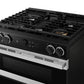 Samsung NSG6DG8550SR Bespoke Smart Slide-In Gas Range 6.0 cu. ft. with Flex Duo™ & Illuminated Precision Knobs in Stainless Steel