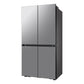 Samsung RF23DB9600QL Bespoke Counter Depth 4-Door Flex™ Refrigerator (23 cu. ft.) with Beverage Center ™ in Stainless Steel - (with Customizable Door Panel Colors)