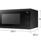 Samsung MS19DG8500MT 1.9 cu. ft. Countertop Microwave with Sensor Cooking in Matte Black Stainless Steel