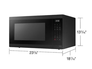 Samsung MS19DG8500MT 1.9 cu. ft. Countertop Microwave with Sensor Cooking in Matte Black Stainless Steel