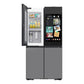 Samsung RF23DB9900QD Bespoke Counter Depth 4-Door Flex™ Refrigerator (23 cu. ft.) with AI Family Hub™+ and AI Vision Inside™ in Stainless Steel