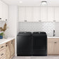 Samsung WA55CG7100AVUS 5.5 cu. ft. Extra-Large Capacity Smart Top Load Washer with Super Speed Wash in Brushed Black