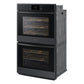 Samsung NV51CG600DMTAA 30" Double Wall Oven with Steam Cook in Matte Black Steel