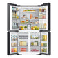 Samsung RF23DB9600QL Bespoke Counter Depth 4-Door Flex™ Refrigerator (23 cu. ft.) with Beverage Center ™ in Stainless Steel - (with Customizable Door Panel Colors)