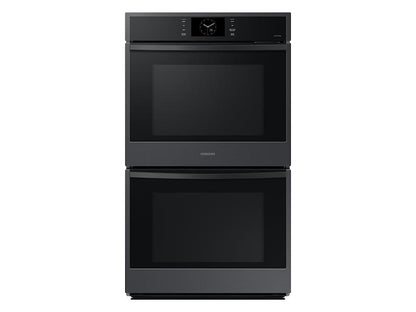 Samsung NV51CG600DMTAA 30" Double Wall Oven with Steam Cook in Matte Black Steel