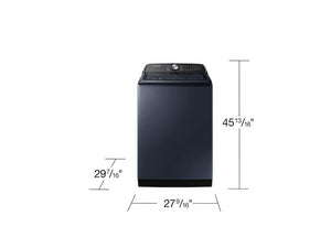Samsung WA54CG7150ADA4 5.4 cu. ft. Smart Top Load Washer with Pet Care Solution and Super Speed Wash in Brushed Navy