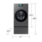 Samsung WE702NZ Bespoke AI Laundry Combo™ Pedestal with Storage Drawer in Dark Steel