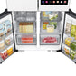 Samsung RF29DB990012 Bespoke 4-Door Flex™ Refrigerator (29 cu. ft.) with AI Family Hub™+ and AI Vision Inside™ in White Glass