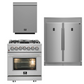 Forno Appliance Package - 30" Dual Fuel Range, Dishwasher, 60" Refrigerator, AP-FFSGS6125-30-W-5