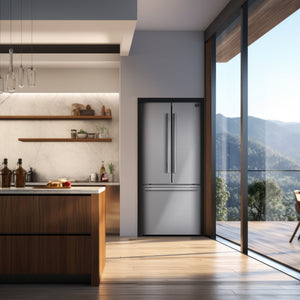 Forno Espresso Package - 30" Induction Range, Range Hood, 30" Refrigerator with Ice Maker and Dishwasher in Stainless Steel