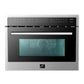 Forno Package - 36" Electric French Door Range, Wall Mount Range Hood, Refrigerator, Dishwasher, Microwave and Wine Cooler, AP-FFSEL6917-36-6PK-1