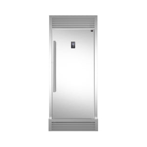 FORNO Rizzuto 28" 32″ 13.8 cu. ft. Right Hand Swing Dual Zone Refrigerator/Freezer in Stainless Steel, FFFFD1933-28RS