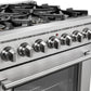 Forno Appliance Package - 36 Inch Gas Burner/Electric Oven Pro Range, Wall Mount Range Hood, Microwave Drawer, AP-FFSGS6187-36-W-3