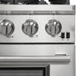 Forno Appliance Package - 36 Inch Gas Burner/Electric Oven Pro Range, Dishwasher, Refrigerator, AP-FFSGS6187-36-5