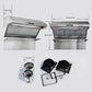 Forno Appliance Package- 48 Inch Pro Gas Range, Wall Mount Range Hood, AP-FFSGS6260-48