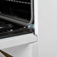 FORNO Espresso Antico 36" 4.5 cu. ft. Dual Fuel Range with 6 Sealed Burners in White with Antique Brass Accents, FFSGS6113-36WHT