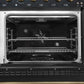 FORNO Espresso Antico 48" 5.5 cu. ft. Dual Fuel Range with 8 Sealed Burners and Griddle in Black with Antique Brass Accents, FFSGS6113-48BLK