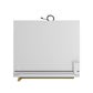 FORNO Espresso Milano 31" 17.2 cu. ft. Refrigerator and Bottom Freezer in White with Antique Brass Handles, FFFFD1785-31WHT