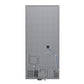 FORNO Espresso Milano 31" 17.2 cu. ft. Refrigerator and Bottom Freezer with Ice Maker in Stainless Steel and Silver Handles