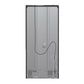 FORNO Espresso Gallipoli 30" 17.5 Cu. Ft. Refrigerator with Ice Maker in Black with Antique Brass Handles, FFFFD1974-31BLK