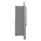 FORNO Salerno 37" 15.6 cu. ft. Side-by-Side Built-In Refrigerator in Stainless Steel and Modern Trim Kit, FFRBI1805-37MG