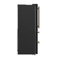 FORNO Espresso Moena 36" 19.2 cu. ft. Refrigerator with Ice Maker in Black with Antique Brass Handles, FFRBI1820-36BLK