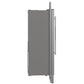 FORNO Salerno 40" 20 cu. ft. Side-by-Side Built-In Refrigerator with Water and Ice Dispenser and Grill Trim Kit, FFRBI1844-40SG