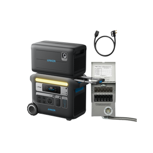Anker SOLIX <b>F2600</b> + Expansion Battery + Home Backup Kit (Transfer Switch + Cable)