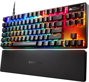 SteelSeries Apex Pro TKL Mechanical Gaming Keyboard – Black – Wired – Certified Refurbished