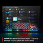 SteelSeries Apex 3 RGB Gaming Keyboard – Water Resistant – Black – Certified Refurbished