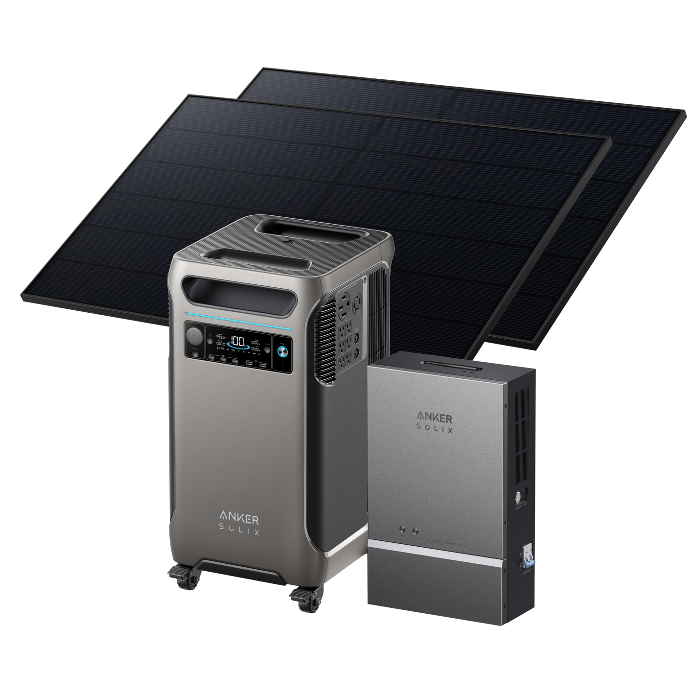 Anker SOLIX <b>F3800</b> + Smart Home Power Kit + 2× 410W Rigid Solar Panels