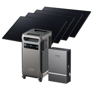 Anker SOLIX <b>F3800</b> + Smart Home Power Kit + 4× 410W Rigid Solar Panels