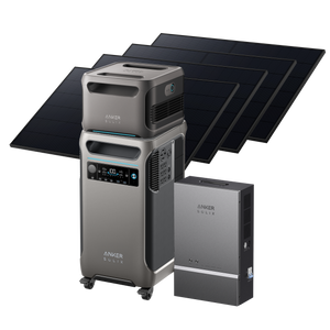 Anker SOLIX <b>F3800</b> + Expansion Battery + Smart Home Power Kit + 4× 410W Rigid Solar Panels