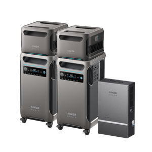 2× Anker SOLIX F3800 (12kW | 7.68kWh) + 2× Expansion Battery + Smart Home Power Kit