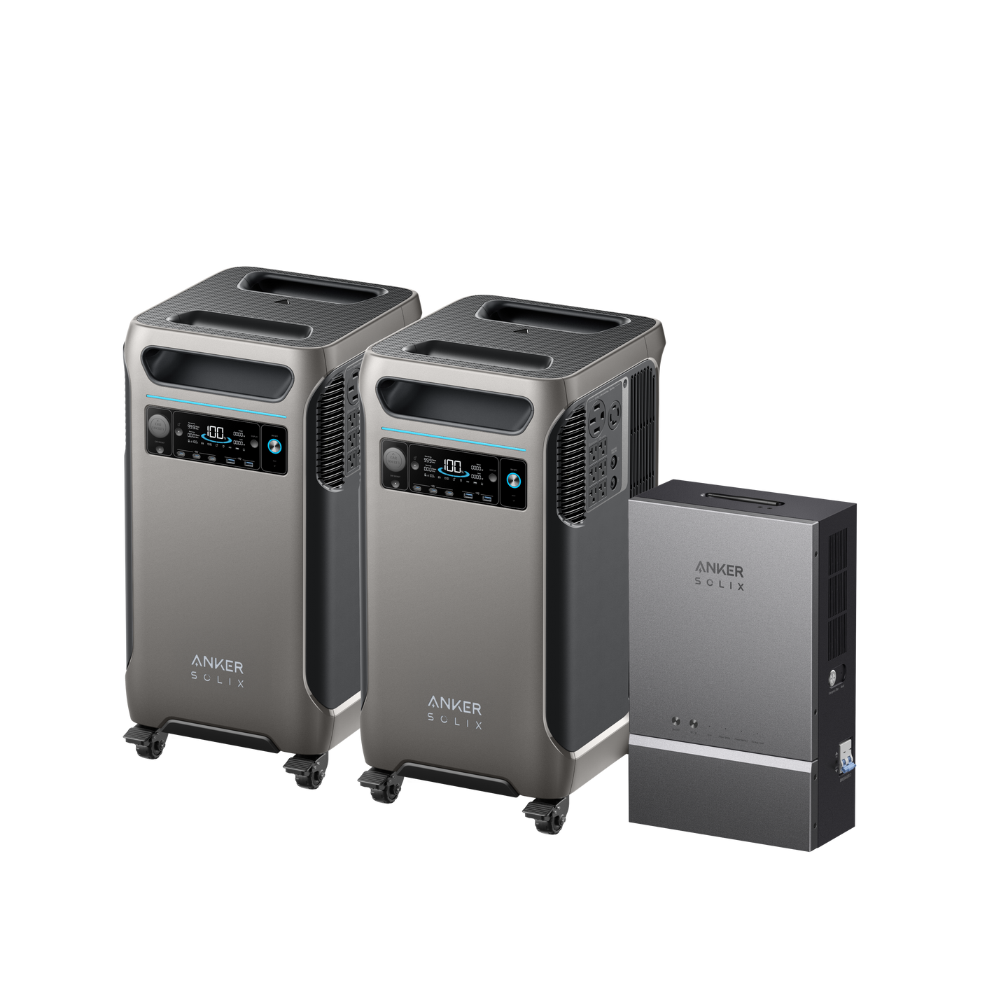 2× Anker SOLIX <b>F3800</b> (7.68kWh | 12kW) + Smart Home Power Kit - Black Friday