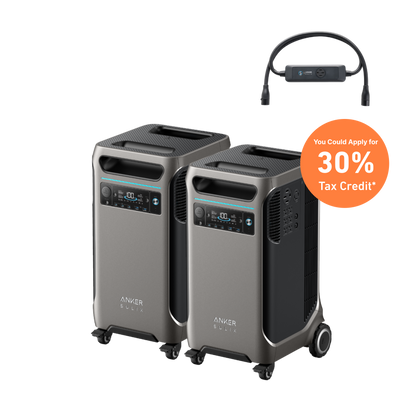 2× Anker SOLIX <b>F3800</b> + Double Power Hub - Black Friday