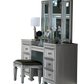 Bevelle Silver Vanity Set