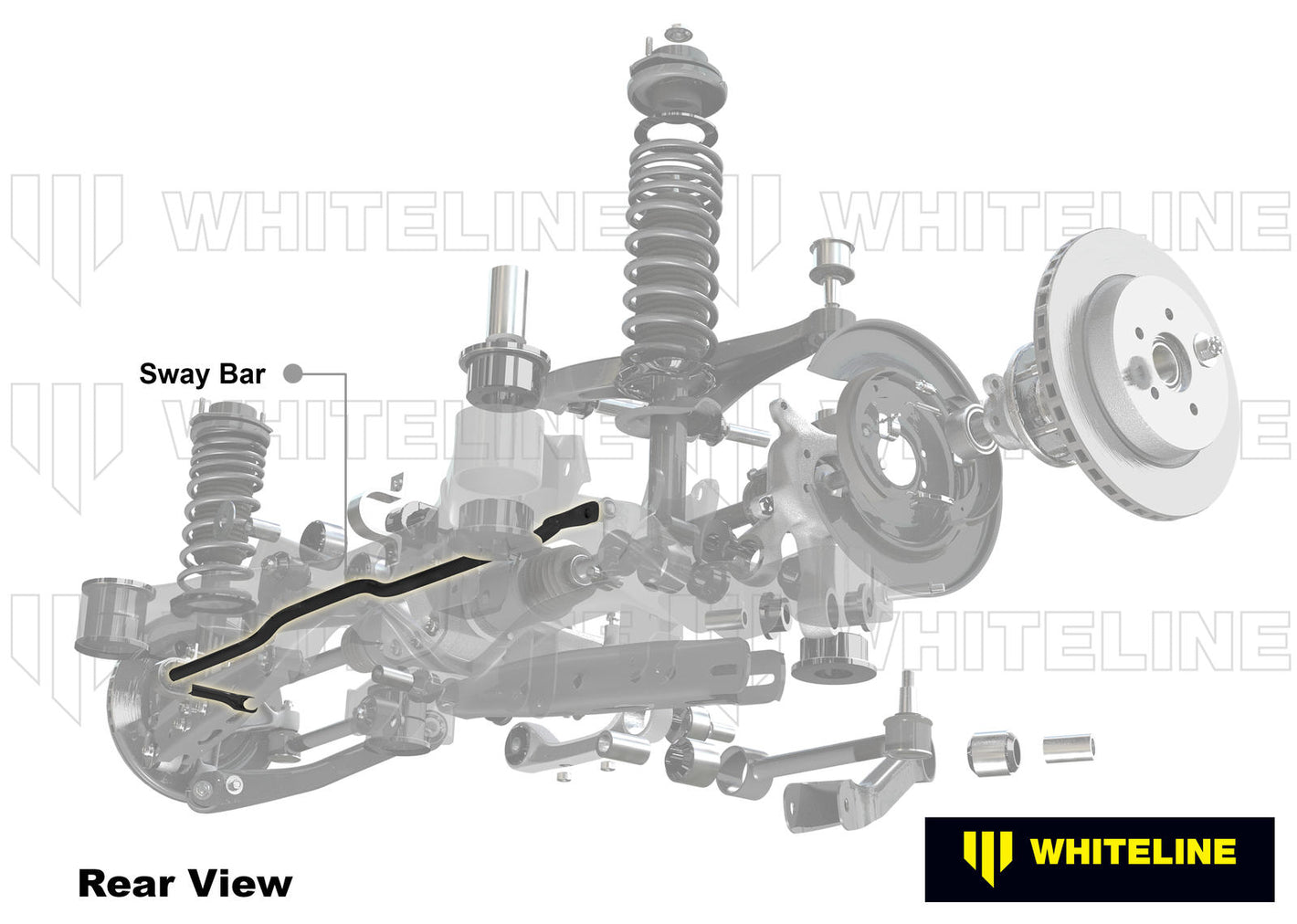 Rear Sway bar - 16mm heavy duty blade adjustable