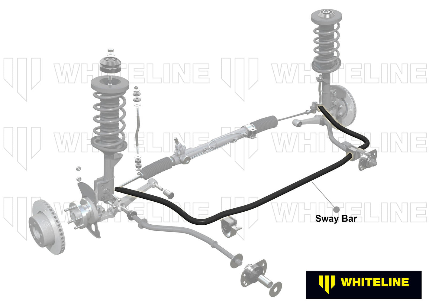 Front Sway bar - 20mm heavy duty blade adjustable