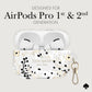 kate spade new york Multi Floral Black and White - AirPods Pro 1 & 2
