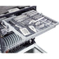 LG 24 in. Front Control Dishwasher with QuadWash and 3rd Rack in Smooth Black (LDFN4542B)