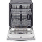 LG 24 in. Top Control Wi-Fi Enabled Dishwasher with TrueSteam and 3rd Rack (LDTS5552S)