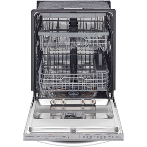 LG 24 in. Top Control Wi-Fi Enabled Dishwasher with TrueSteam and 3rd Rack (LDTS5552S)